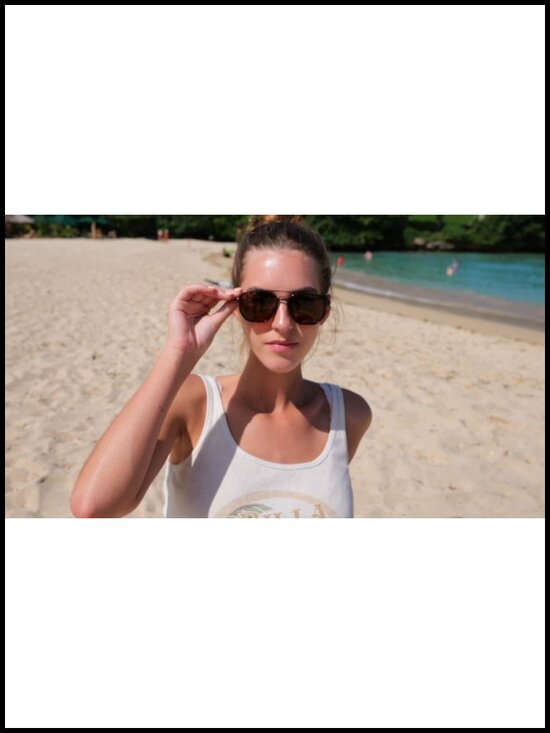 Polarized Aviator Sunglasses Women Men UV Protection Metal Frame Square Shape main image 5